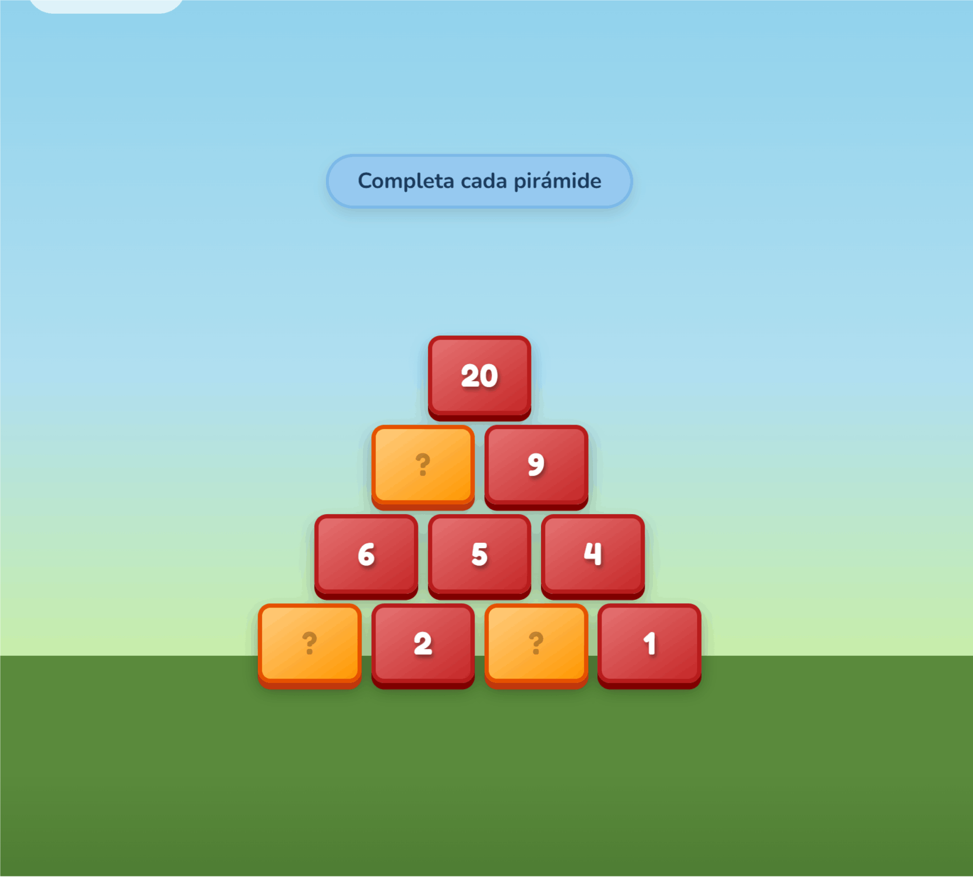 Pirámide de enteros