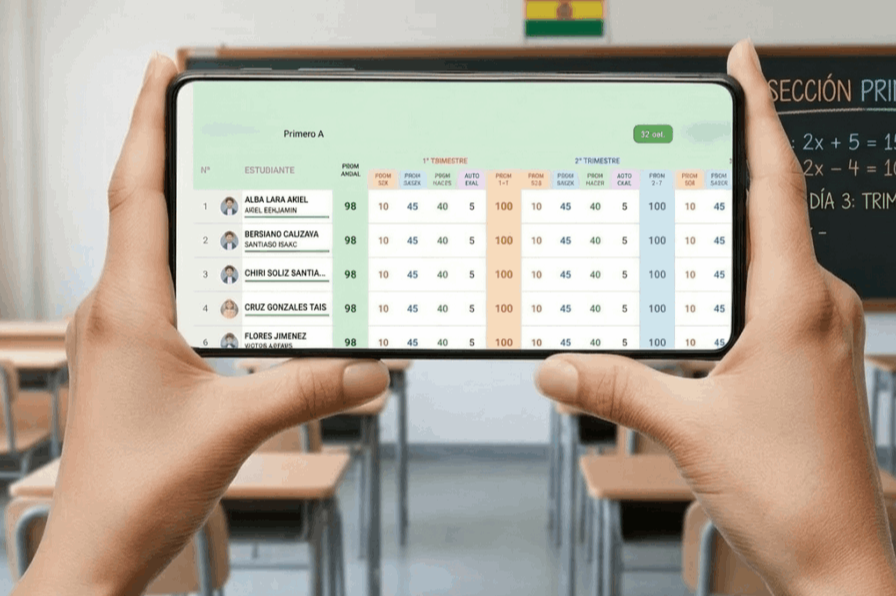 Registro Pedagógico para Celular